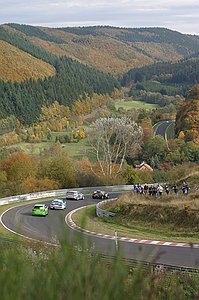 Team Schwedenkreuz in traffic