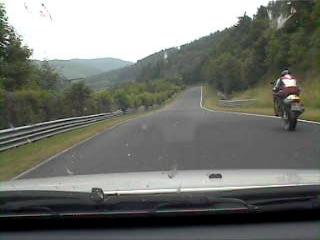 Jrund overtaking the Ring Taxi