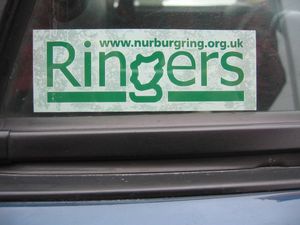 Static-cling Ringers sticker