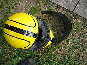 Adrian's helmet