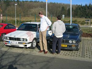 Tijs drooling over some E30s