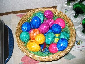 Easter eggs