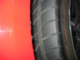 Bit of tyre rub